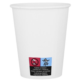 Copo de Cartão ECO 8 Oz/240ml Branco Ø8cm (1.000 Uds)