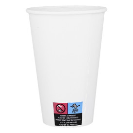 Copo de Cartão ECO 12 Oz/360ml Branco Ø8cm (100 Uds)