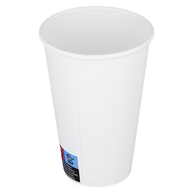 Copo de Cartão ECO 12 Oz/360ml Branco Ø8cm (100 Uds)