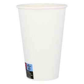 Copo de Cartão ECO 12 Oz/360ml Branco Ø8cm (1.000 Uds)