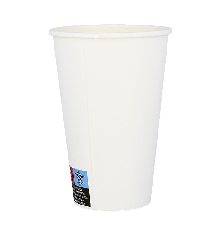 Copo de Cartão ECO 12 Oz/360ml Branco Ø8cm (1.000 Uds) Copo de Cartão ECO 12 Oz/360ml Branco Ø8cm (1.000 Uds)