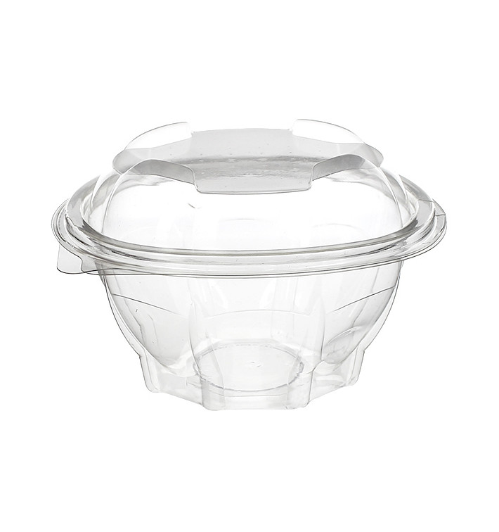 Tigela Plastico Redondo Tampa Bisagra PET 250ml (50 Uds) Tigela Plastico Redondo Tampa Bisagra PET 250ml (50 Uds)