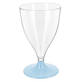 Copo PS Reutilizável Água/Wine Azul Foot 200ml 2P (48 Uds)