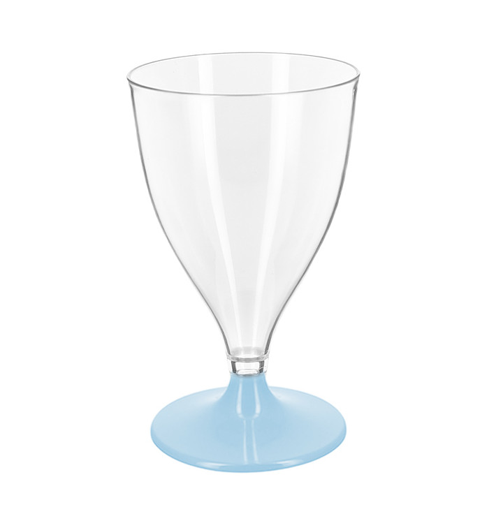 Copo PS Reutilizável Água/Wine Azul Foot 200ml 2P (48 Uds) Copo PS Reutilizável Água/Wine Azul Foot 200ml 2P (48 Uds)