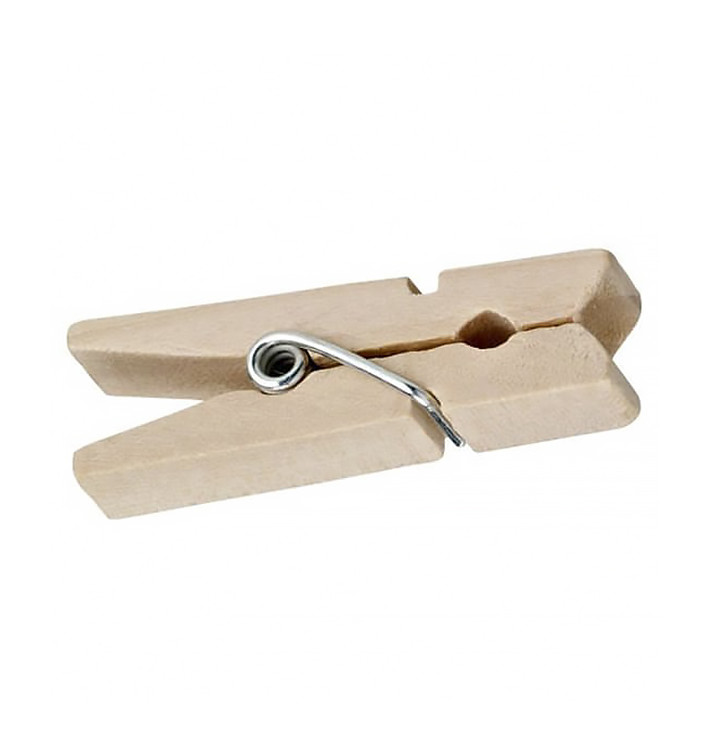 Pinça de Bambu Catering 2,5cm (100 Unidades) Pinça de Bambu Catering 2,5cm (100 Unidades)