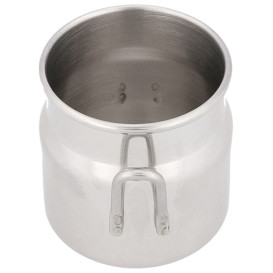Mini Leiteira Apresentaçao de Aço 90ml (1 Ud)