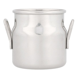 Mini Leiteira Apresentaçao de Aço 90ml (12 Uds)