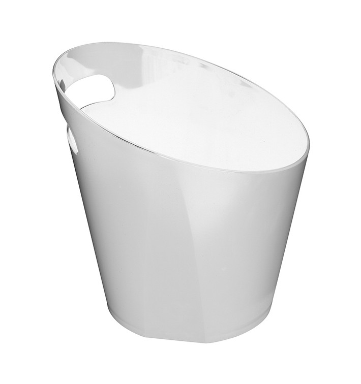 Balde Reutilizavel PP Branco para 7-8 Garrafas (1 Ud) Balde Reutilizavel PP Branco para 7-8 Garrafas (1 Ud)