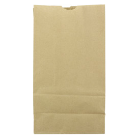 Saco de Papel Sem Asas Kraft 60g/m² 18+11x34cm (25 Unidades)