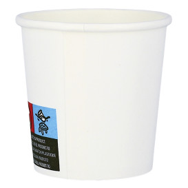 Copo de Cartão ECO 4 Oz/120ml Branco Ø6,2cm (100 Uds)