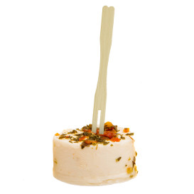 Mini Garfo de Bambu 90mm (200 Unidades)
