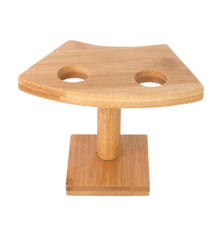 Stand de Bambu para 2 Cones (1 Ud) Stand de Bambu para 2 Cones (1 Ud)