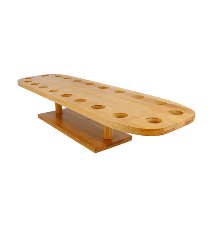 Stand de Bambu para 20 Cones (8 Uds) Stand de Bambu para 20 Cones (8 Uds)