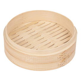 Panela Cozimento a Vapor Bambú "Maxi" Ø20x6cm (32 Uds)