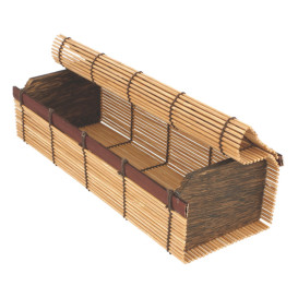 Embalagem de Bambu para sushi 23x8x6cm (24 Uds)