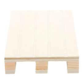 Bandeja Mini Palete de Madeira 13x8x2cm (1 Ud)