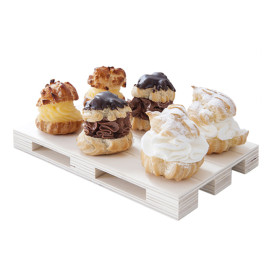 Bandeja Mini Palete de Madeira 13x8x2cm (1 Ud)