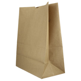 Saco de Papel Sem Asas Kraft 70g/m² 20+16x40cm (25 Uds)