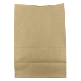 Saco de Papel Sem Asas Kraft 70g/m² 20+16x40cm (25 Uds)
