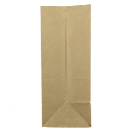 Saco de Papel Sem Asas Kraft 70g/m² 20+16x40cm (25 Uds)