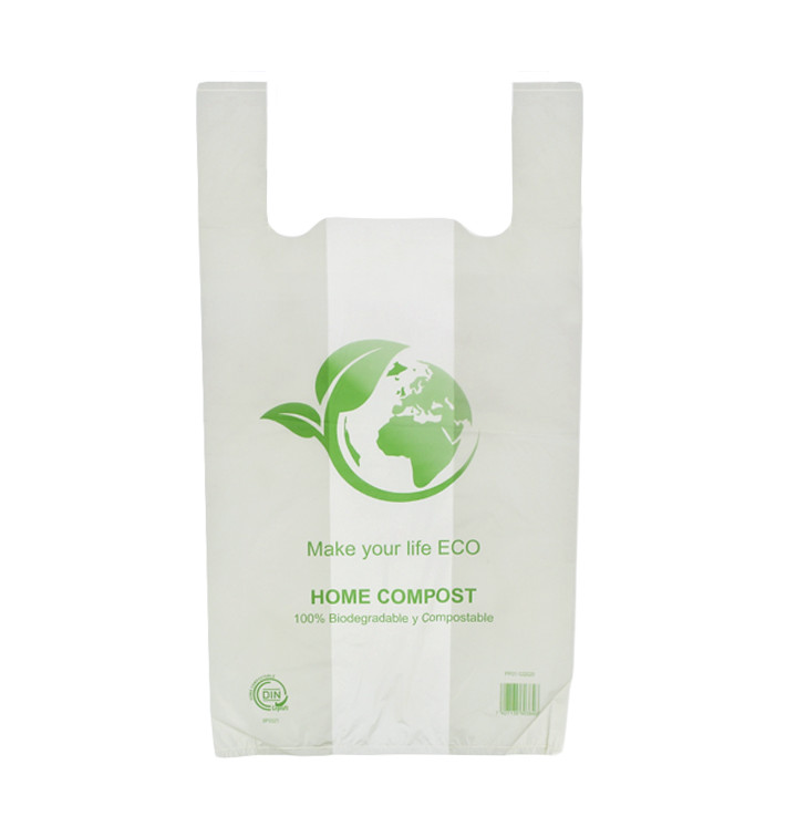 Saco Plastico Alça Bio Home Compost 50x55 cm (100 Uds) Saco Plastico Alça Bio Home Compost 50x55 cm (100 Uds)