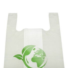 Saco Plastico Alça Bio Home Compost 50x55 cm (100 Uds)