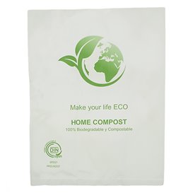 Saco Plastico Mercado Bio Home Compost 23x30,5cm (100 Uds)