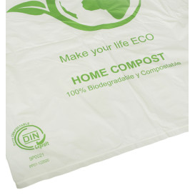 Saco Plastico Mercado Bio Home Compost 48x52cm (100 Uds)