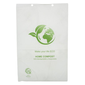Saco Plastico Mercado Block Bio Home Compost 25x37cm (100 Uds)