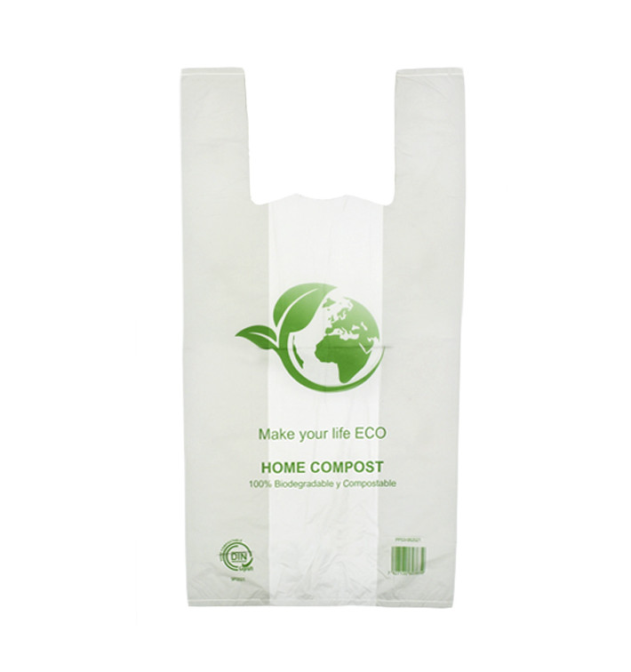 Saco Plastico Alça Bio Home Compost 40x50 cm (100 Uds) Saco Plastico Alça Bio Home Compost 40x50 cm (100 Uds)