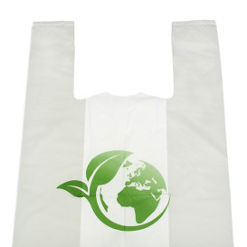 Saco Plastico Alça Bio Home Compost 40x50 cm (100 Uds)