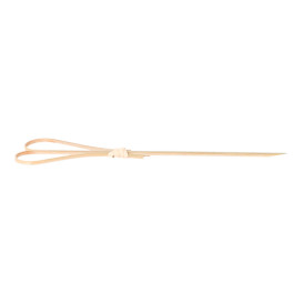 Pick Bambu Decorado coração 120mm (100 Unidades)