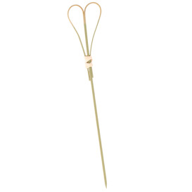 Pick Bambu Decorado coração 150mm (10000 Unidades)