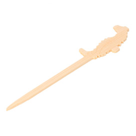 Pick Bambu Decorado Cavalo Marinho 90mm (100 Uds)