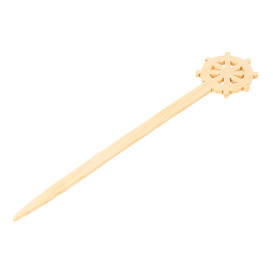 Pick Bambu Decorado Leme 90mm (100 Unidades)