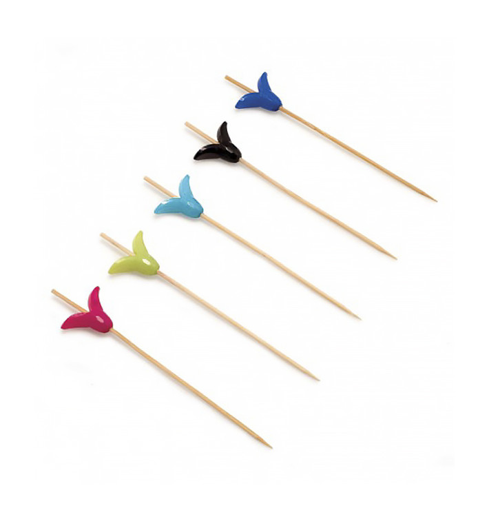 Pick Bambu Decorado Lírios 120mm (100 Unidades) Pick Bambu Decorado Lírios 120mm (100 Unidades)