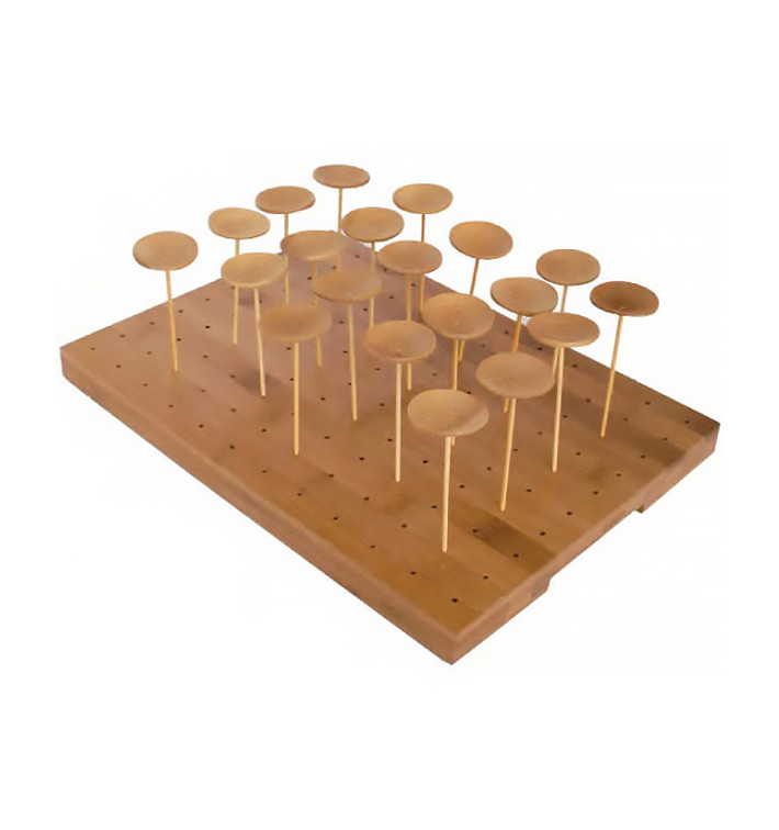 Suporte de Bambu para Picks 25x30x1,3cm (20 Uds) Suporte de Bambu para Picks 25x30x1,3cm (20 Uds)