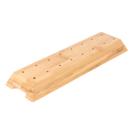 Suporte de Bambu para Picks marrom 20x6x2cm (12 Uds)