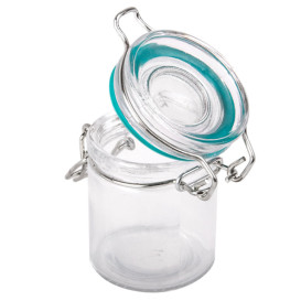 Jarra de Vidro Hermético 45 ml Ø4,5x6cm (24 Uds)