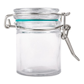 Jarra de Vidro Hermético 45 ml Ø4,5x6cm (96 Uds)