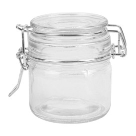 Jarra de Vidro Hermético 80 ml Ø6x7cm (48 Uds)