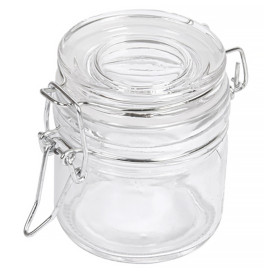 Jarra de Vidro Hermético 80 ml Ø6x7cm (48 Uds)