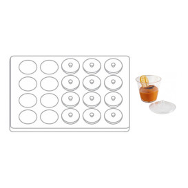 Kit Bandeja + 20 Bols Redondo Trans. (12 Uds)