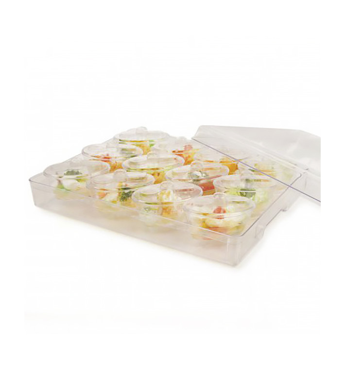 Kit Bandeja + 12 Bols Ovais Trans. (1 Ud) Kit Bandeja + 12 Bols Ovais Trans. (1 Ud)