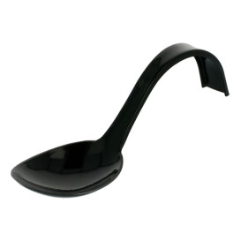 Colher Degustação Asa Curva Preto 130mm (500 Uds)