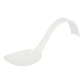 Colher Degustação Asa Curva Branco 130mm (50 Uds)