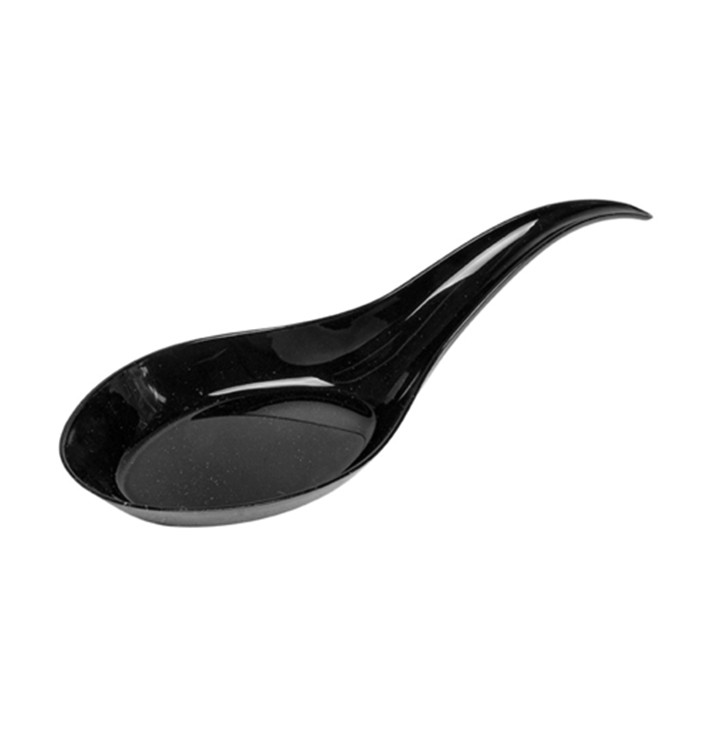 Colher Plastico Degustação Preto 12 cm (2000 Uds) Colher Plastico Degustação Preto 12 cm (2000 Uds)