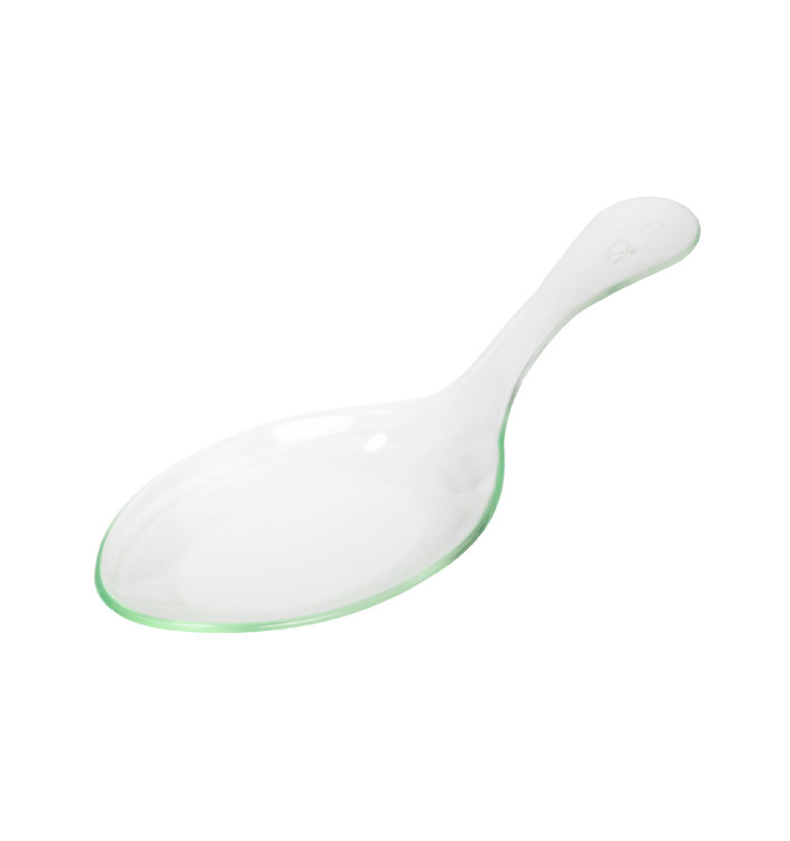 Colher Plastico Degustação Water green 12 cm (100 Uds) Colher Plastico Degustação Water green 12 cm (100 Uds)