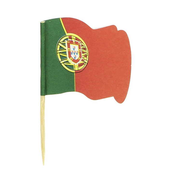 Pick Bandeira "Portugal" 65mm (144 Uds) Pick Bandeira "Portugal" 65mm (144 Uds)