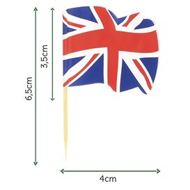 Pick Bandeira "UK" 65mm (14.400 Uds)